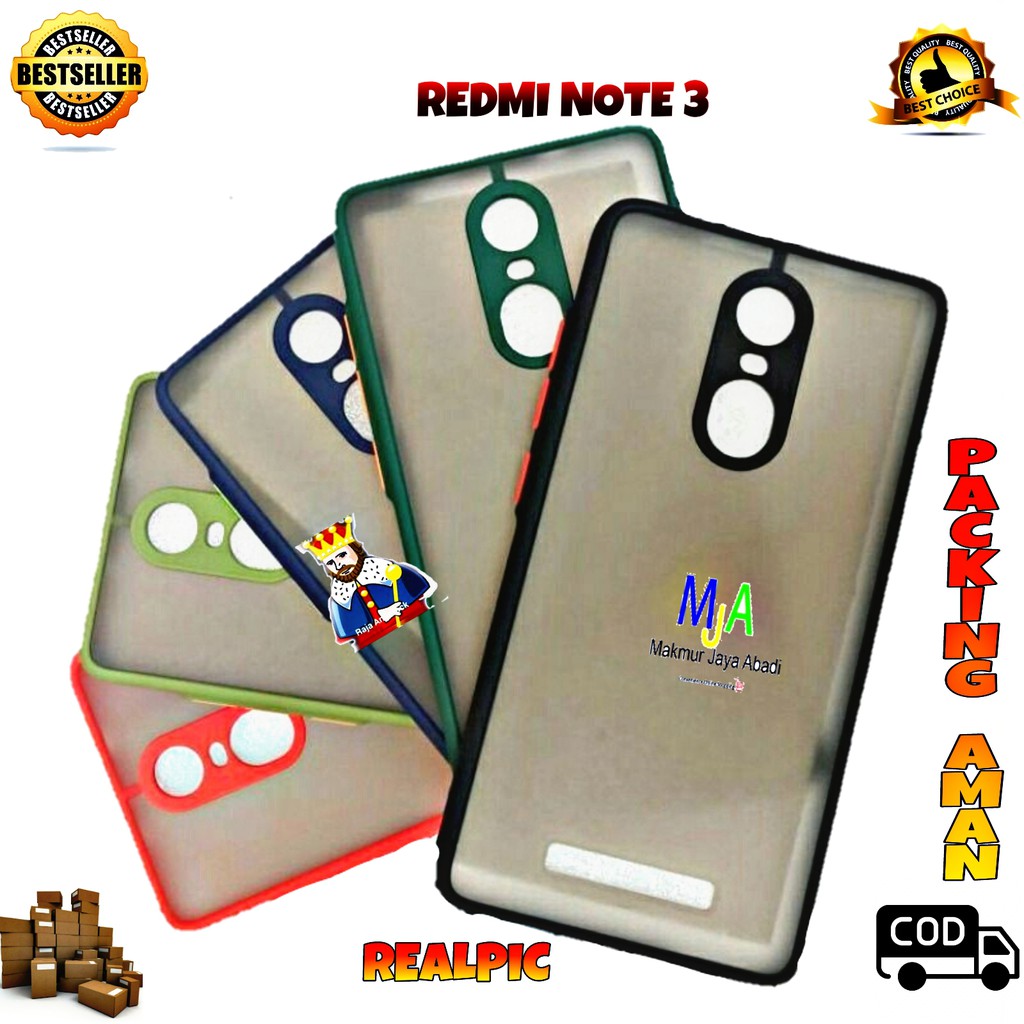 SOFTCASE XIAOMI REDMI NOTE 3 - CASE MATTE FULL COLOUR MY CHOICE BUMPER CASE PELINDUNG KAMERA