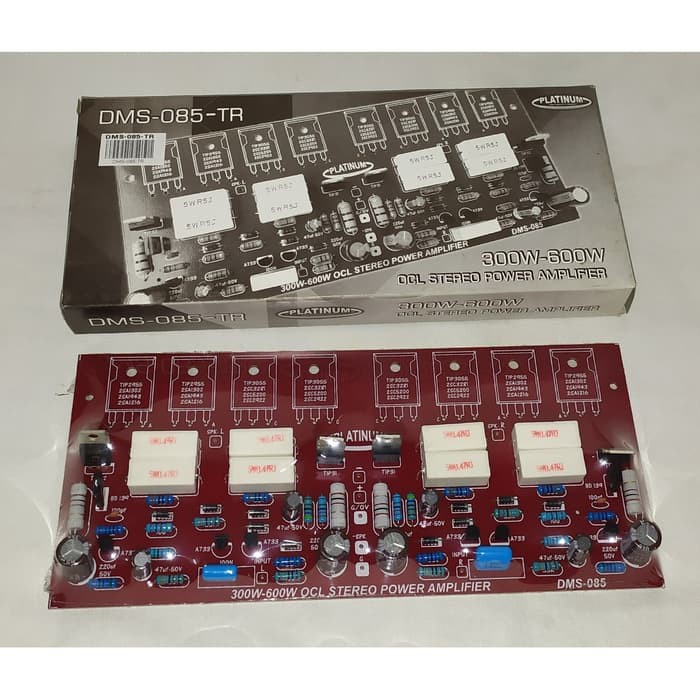 Kit Platinum Kit Power AMPLIFIER OCL STEREO 300w-600w DMS-085