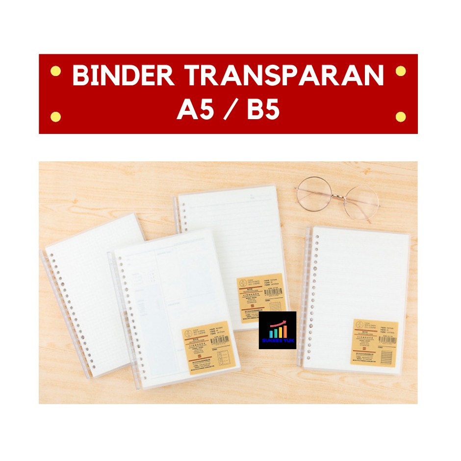 

Binder / Loose Leaf TRANSPARAN A5 & B5