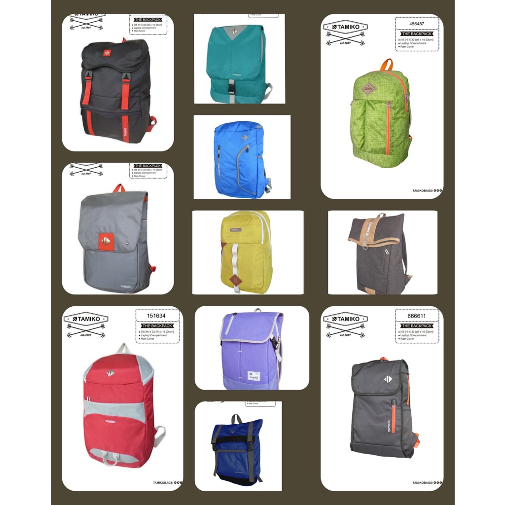 Tas Ransel TAMIKO Murah Meriah Original Backpack