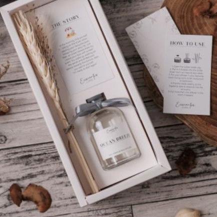 Reed Diffuser Premium 50ml by Euscentia.Living - SIGNATURE GIFT SET for HIM