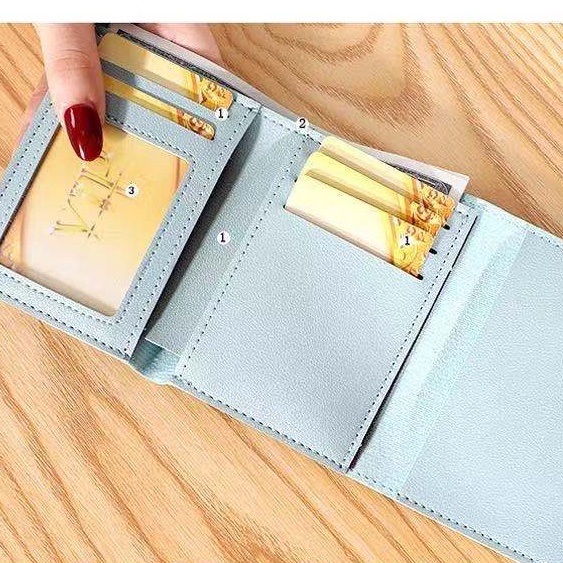 (Rowling )Dompet Wanita/ Dompet Import Murah Dompet Lipat Cantik / Dompet Lipat Mini Wanita Piggy