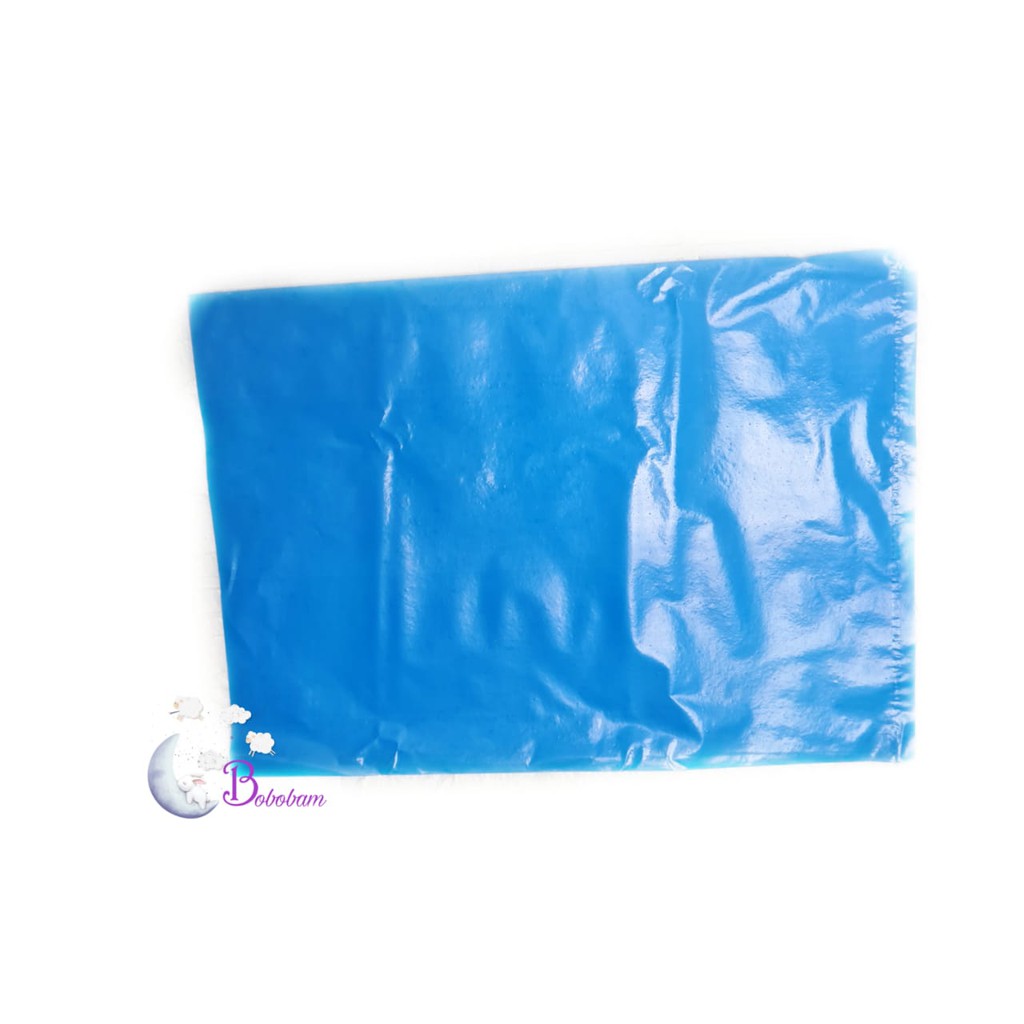 termurah plastik packing baju  untuk online shop ukuran 25x35 plastic biru