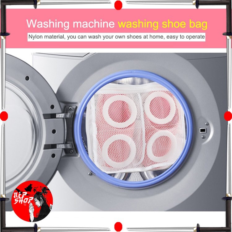 Kantong Mesin Cuci Laundry Shoes Washing Mesh Bag