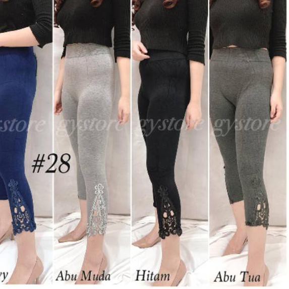 ✰ Legging Renda 7per8 #28 Terbaru♔
