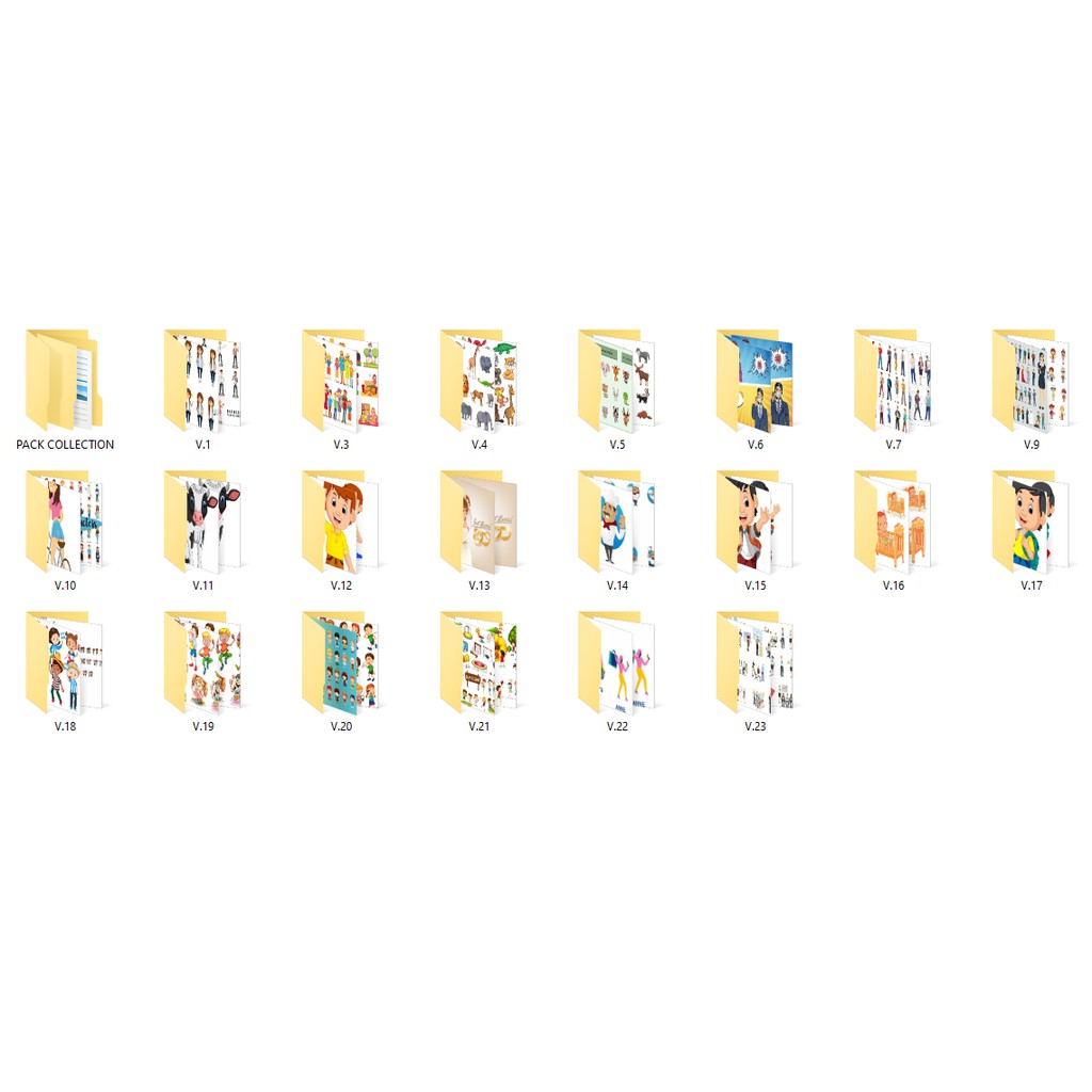 Exclusive Charagter Big Bundle Vector Only