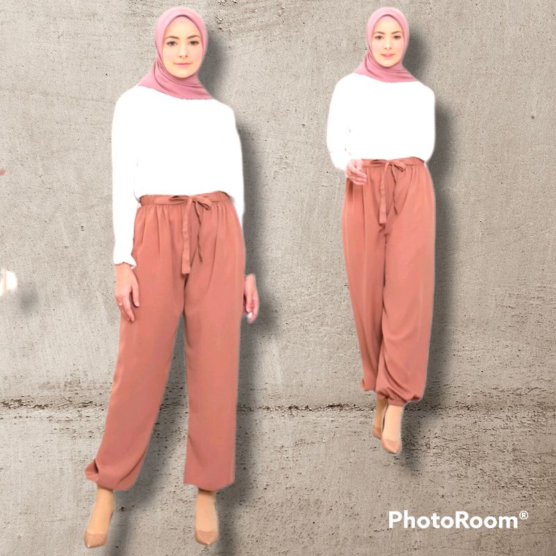 YURA RIBBON KULOT#KULOT RIBBON PREMIUM#KULOT JOGGER