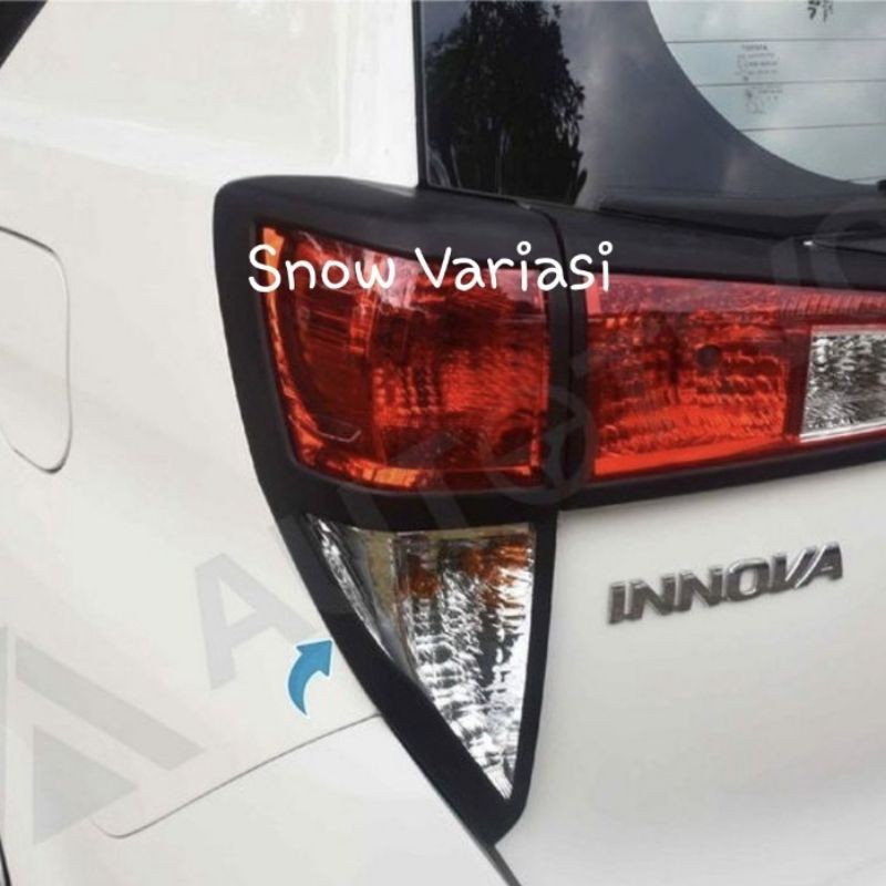 PAKET Garnish Outer Handle Tank cover All New Inova 2016 hitam dop dof