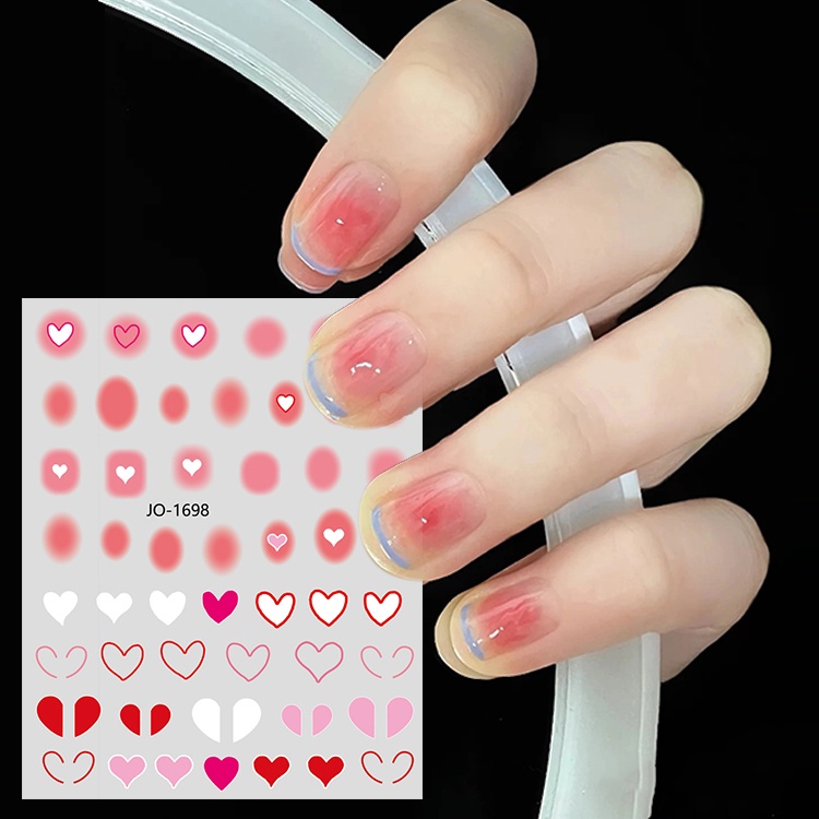 Pretty stiker blash on/sticker nail art/sticker motif blash on/stiker kuku/T1696-T1707