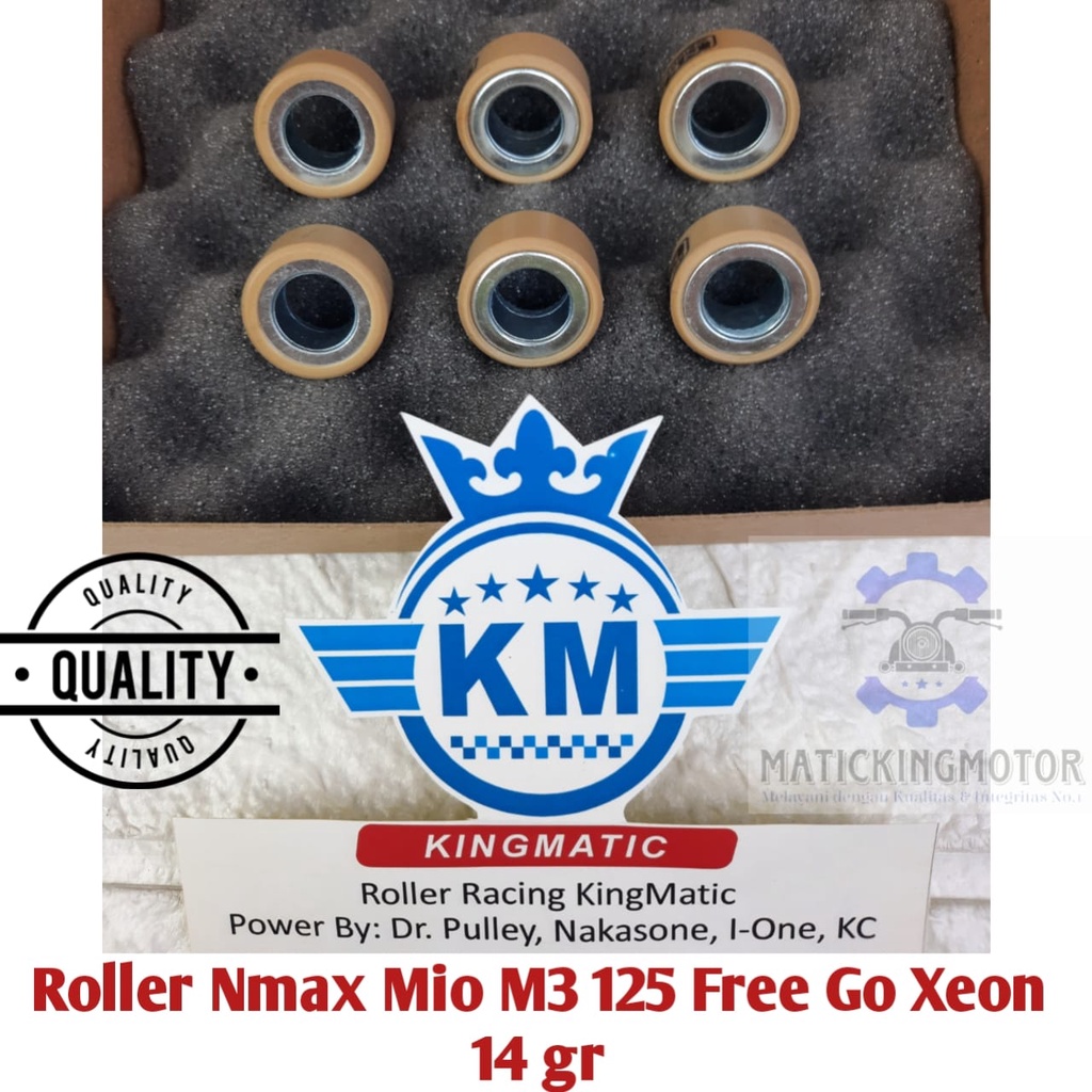 Roller Racing Yamaha Nmax Lexi Aerox Mio M3 S Z GT Xeon Free Go Gear Xeon X Ride 125 150 155 KingMatic  8gr 9gr 10gr 11gr 12gr 13gr 14gr 15gr 16gr