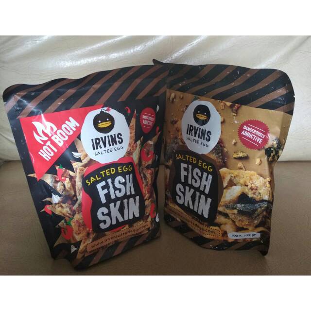 

IRVINS SALTED EGG FISH SKIN 105gr