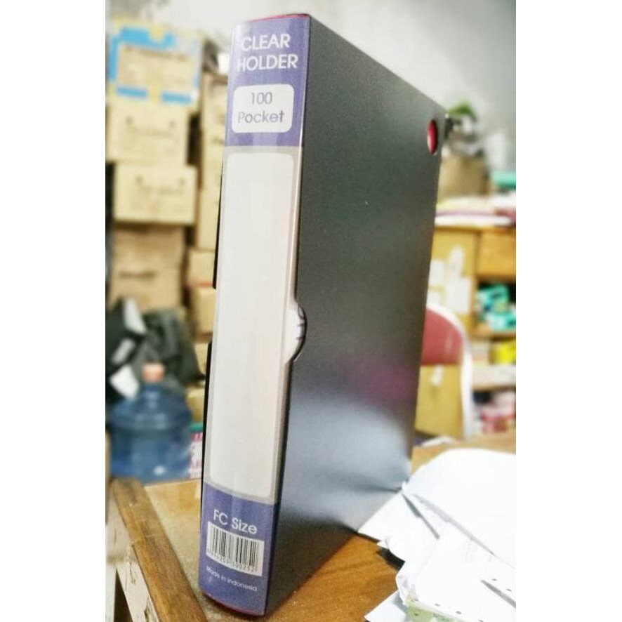 

Clear Holder isi 100 lembar Folio F4 / Map Document Plastik Dokumen