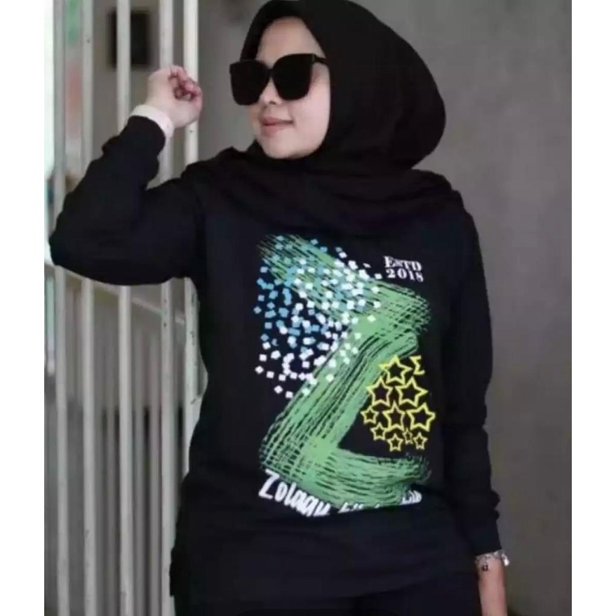 SWEATER LENGAN PANJANG/SWEATER ZOLAQU/COD /BAJU WANITA LENGAN PANJANG/SWEATER HIJAB STYLE