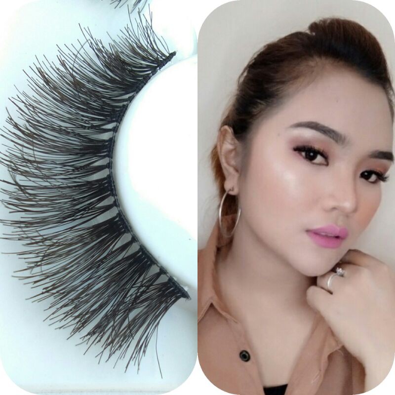 Bulu mata 3d wispies + tutup bulu mata lusinan