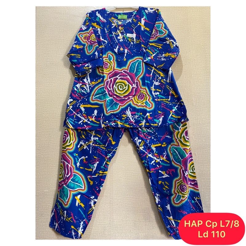 Setelan Baju Tidur Wanita Celana Panjang Lengan Pendek Hap Premium Asli  Kekinian Setelan Murah Meri