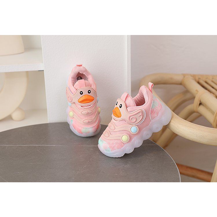 [GROSIR][COD] SEVEN_DAY SEPATU LAMPU SNEAKERS ANAK-ANAK UNTUK USIA 0-4 TAHUN / BOY &amp; GIRL PINK WM2314