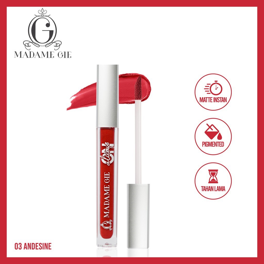 POKY - Madame Gie Always On Lip Cream - MakeUp Lip Cream Lipstik