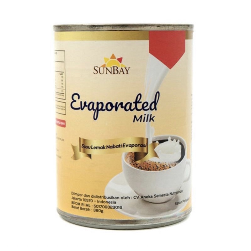 

SUNBAY EVAPORATED MILK 380 gram