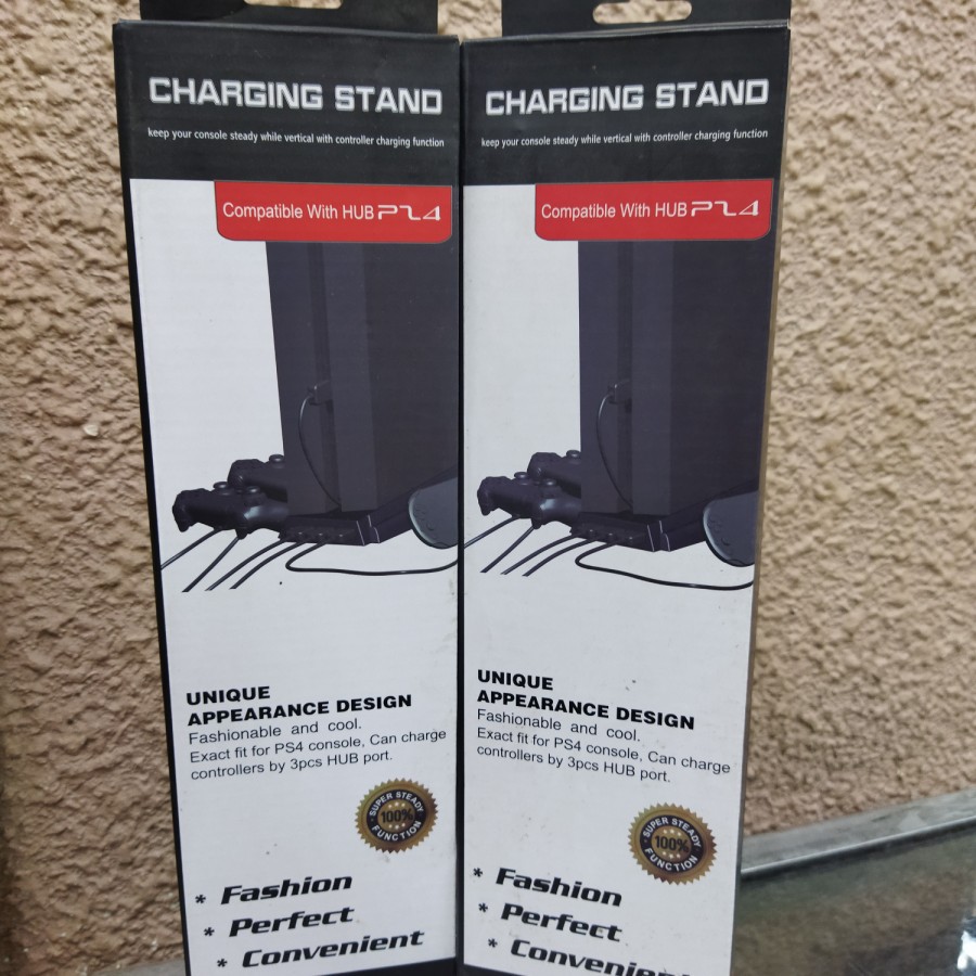 KJH PS4-05 Charging Stand Compatible With HUB PS4 Vertical Stand