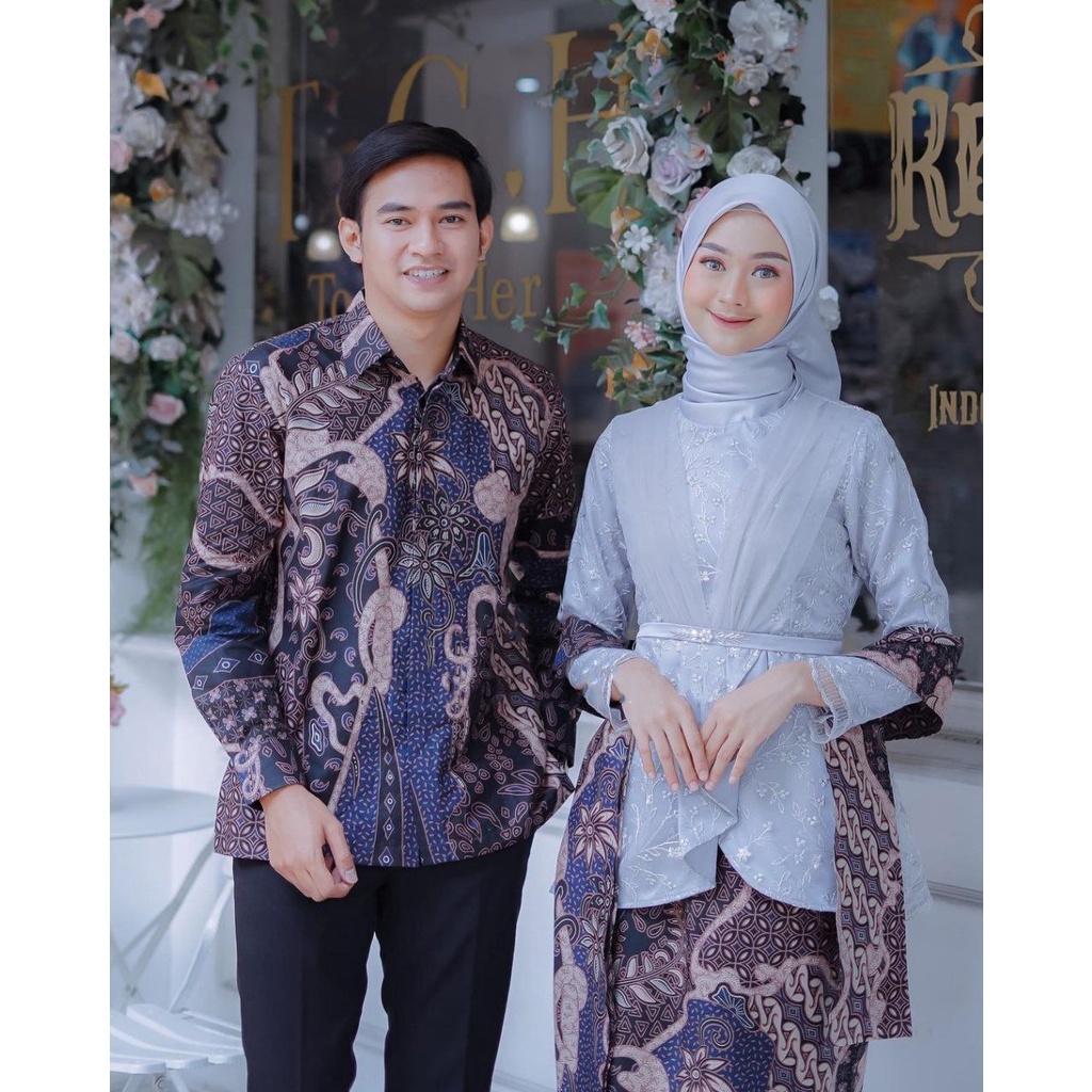 Kebaya Couple Modern Kebaya Wisuda Lamaran Baju Tunangan Batik Brukat Terbaru Baju Couple Pasangan Kondangan Terbaru 2022