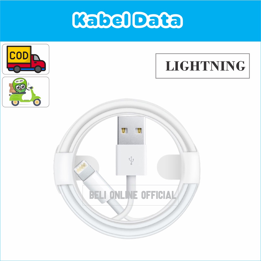 Kabel data Lightning Kabel / kabel cas lightning  Charger Ip 6 7 8