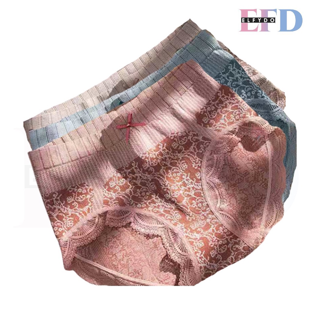 ELFYDO W229 Celana Dalam Renda Motif High Quality Pakaian Dalam Wanita Berkualitas