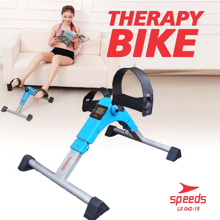Sepeda Statis Terapi Portable Sepeda Statis Mini Bike untuk Terapi Kaki Tangan Stroke 042-15