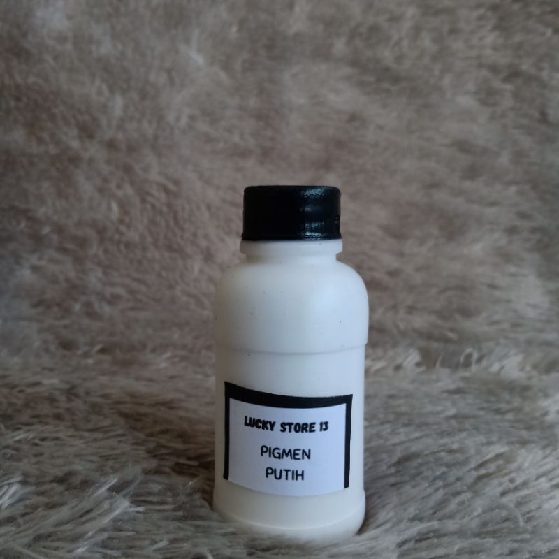 PIGMEN 60GR PUTIH White Besar Pewarna Sablon Color Colour Bundle Slime Clay DIY Waterbased Tie Dye P