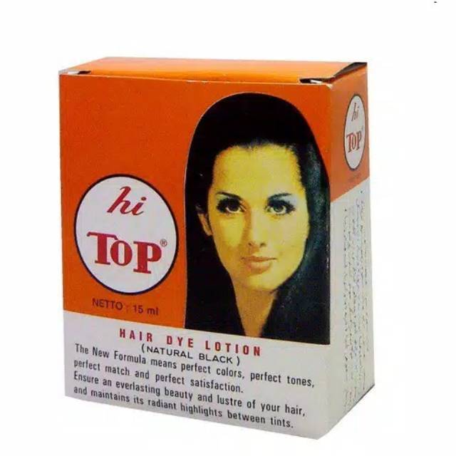 Jual Hi Top Hair Dye Lotion 15ml semir rambut hitop( natural black