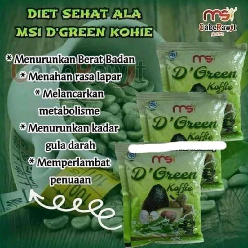 D'GREEN KOHIE MSI ORIGINAL
