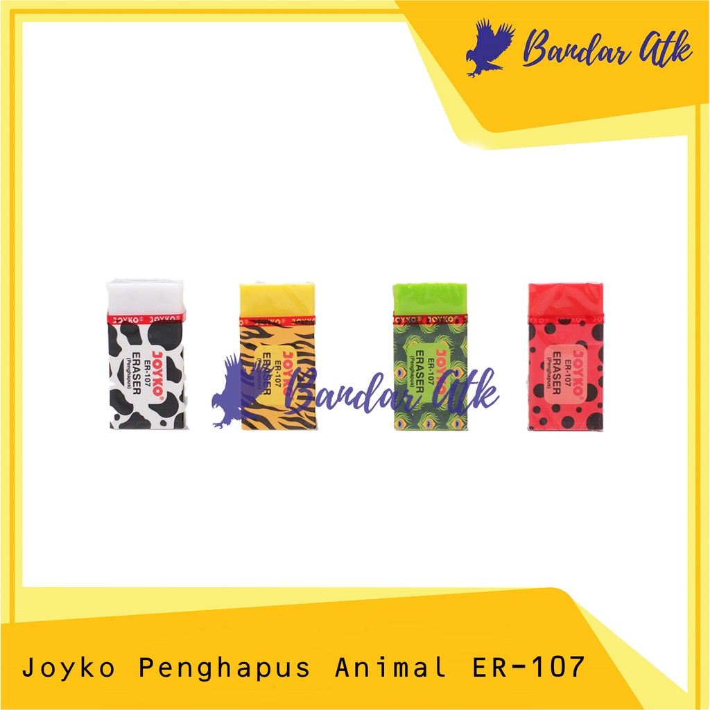 

Penghapus Joyko Animal Zoo Er 107 Ecer [1 PCS]