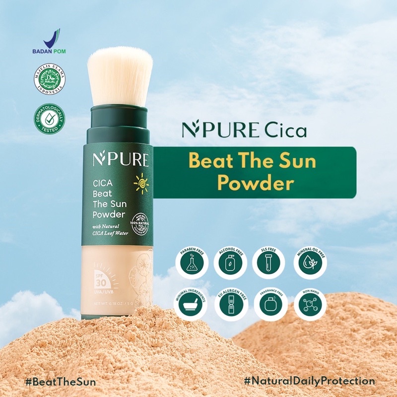 Npure Cica Beat The Sun Powder Spf 30 5GR | SUNSCREEN POWDER