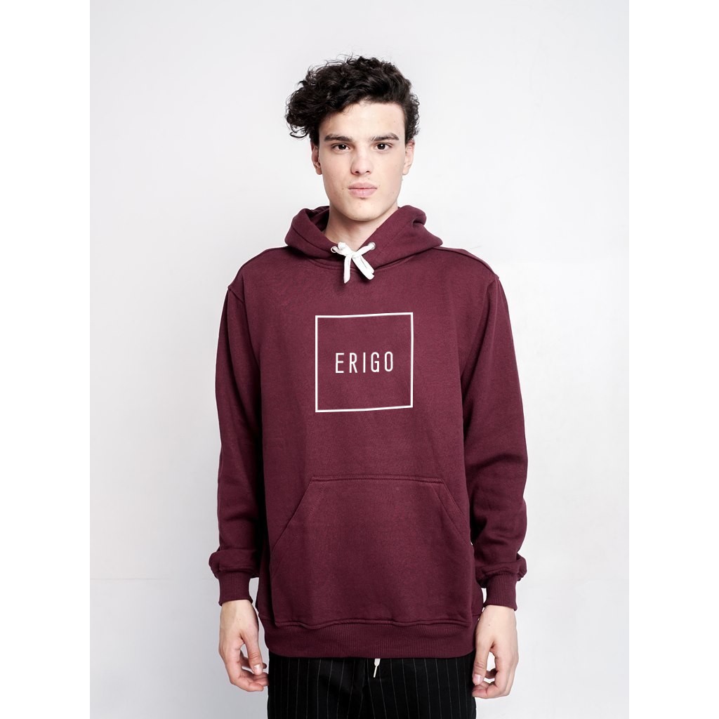 

Erigo Hoodie Box Doki Maroon