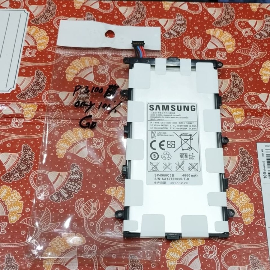 samsung p3100 / p6200 / sp4960c3b / TABLET BATERAI BATT BATTERY MANTUL