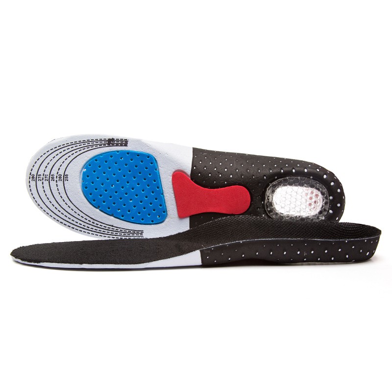 Insole Pad Sisipan Sepatu Pria dan Wanita Bahan Silicone Gel Untuk Sepatu Olahraga dan Lainnya Size 35-46