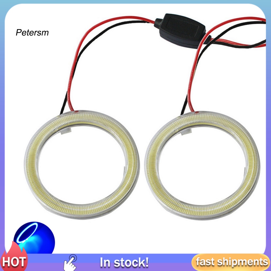 Pp 2Pcs / Set Lampu Kabut LED COB 9-14V Shockproof Untuk Mobil