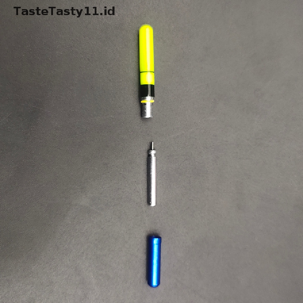 (Tastetasty) 2pcs Stik Lampu Led Apung Luminous Untuk Memancing Malam Hari