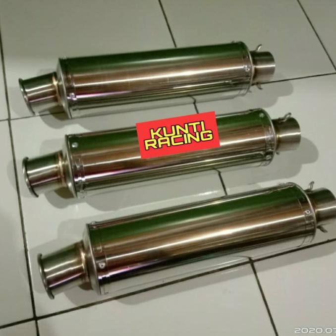 Termurah Knalpot Racing Custom Silencer Bulat Panjang Nmax Aerox Vario Mio Beat Sale