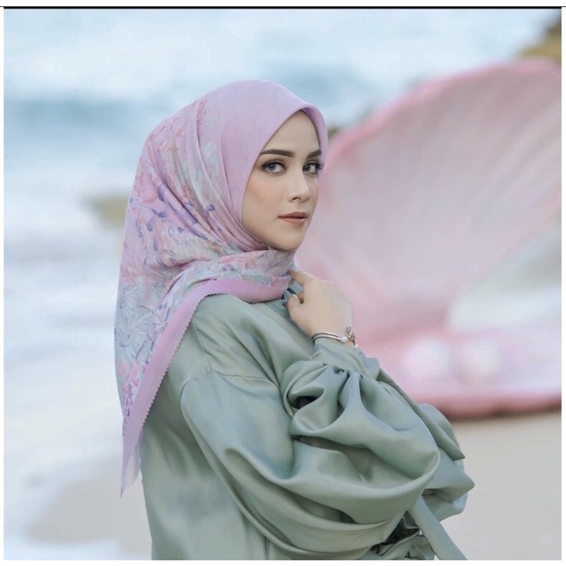 The Mermaid Series Buttonscarves X Disney Tea Rose Voal