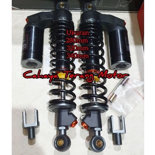 Shockbreaker Tabung KTC Extreme Copy , Shock KTC 340mm Nmax, Pcx, Xmax, Adv, Forza