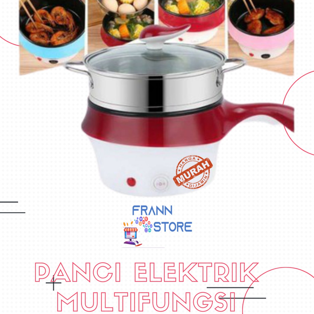 Panci Elektrik Multifungsi - Panci Elektrik Keramik - Teko Air - Elektrik Cooker