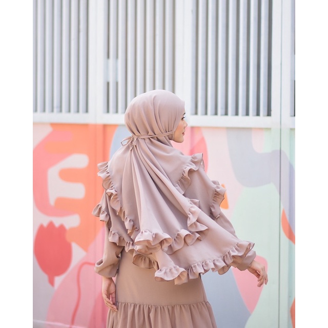 Koyu Hijab Instan Bergo Khimar Sabrina 2layer