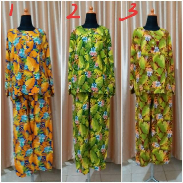 Setelan Lengan Panjang Jumbo Kuda Mas