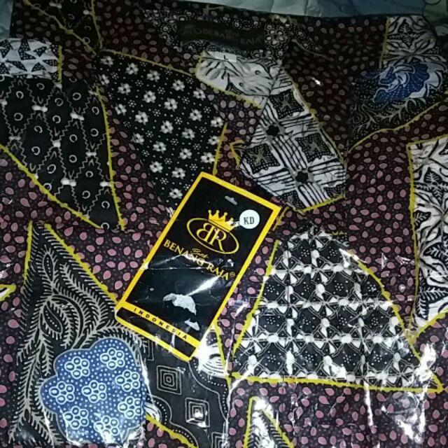 Benang Raja Kemeja Batik Pria Lengan Panjang Ukuran M L Xl