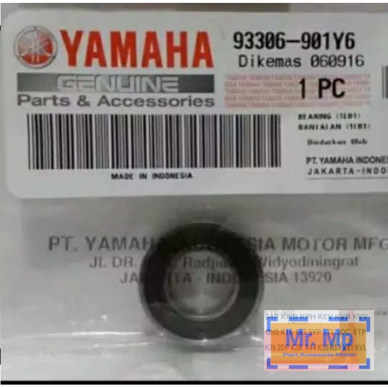 BEARING 6901 LAHER KOPLING YAMAHA JUPITER MX 6901 KODE 93306-901Y6