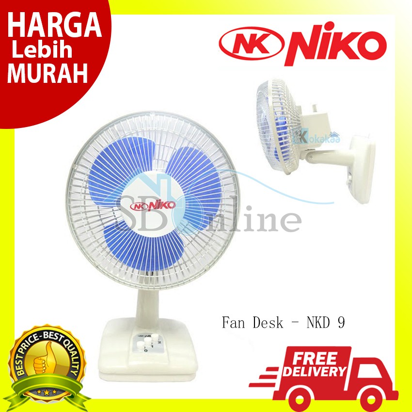 Kipas Angin Meja Desk Fan NKD-9 by NIKO