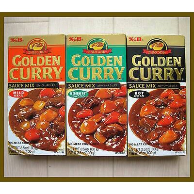 

S&B Golden Curry Sauce Mix Medium Hot Mild Bumbu Saus Kari Jepang