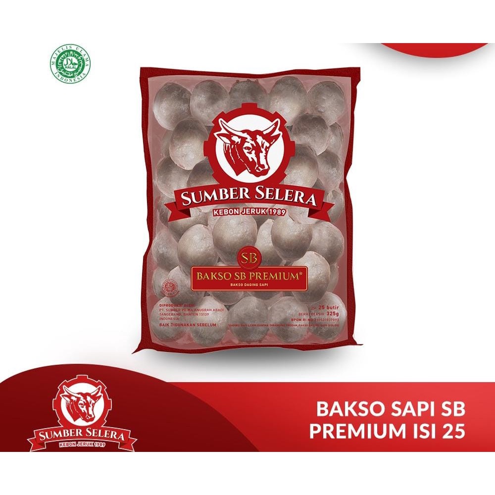 Bakso Sapi Kuah Sb / Premium Sumber Selera Kualitas Resto isi 25pcs