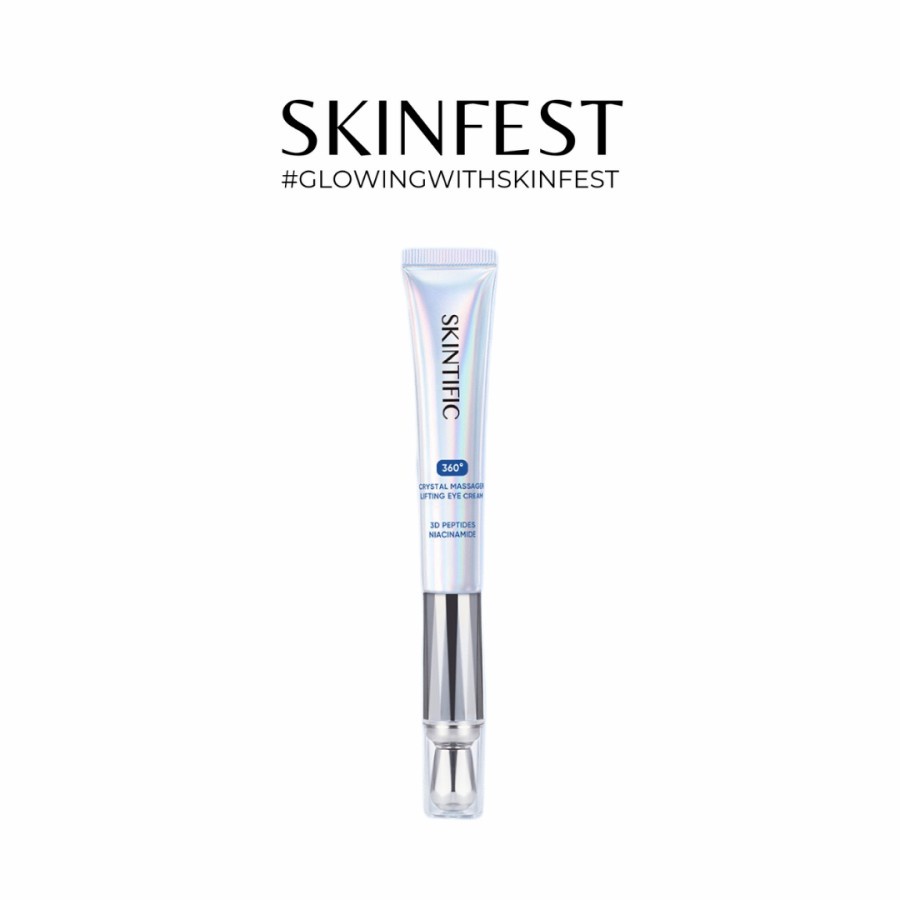 SKINTIFIC 360 CRYSTAL MASSAGER LIFTING EYE CREAM