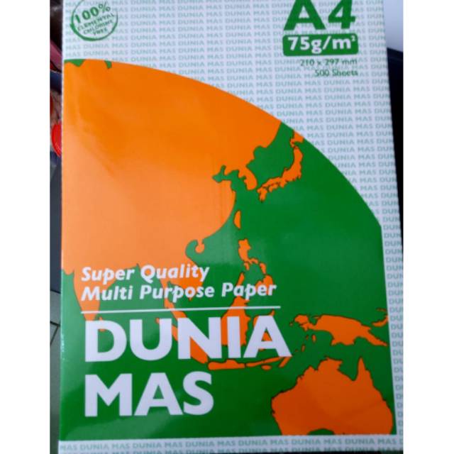 

Kertas A4 Dunia Mas 75g